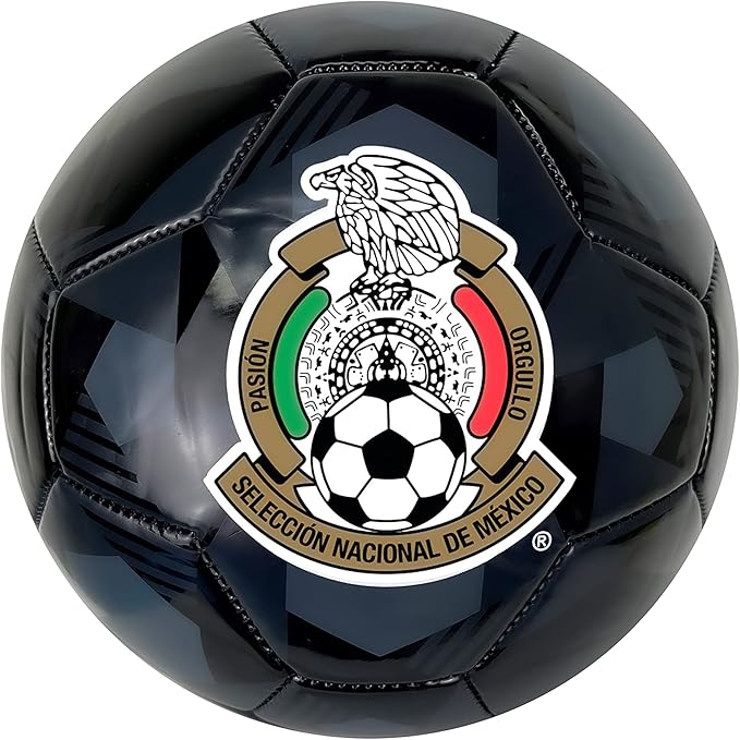 Balón de Fútbol México Negro Dorado ⚽🇲🇽
