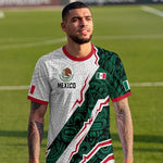 Camiseta Deportiva México Blanca