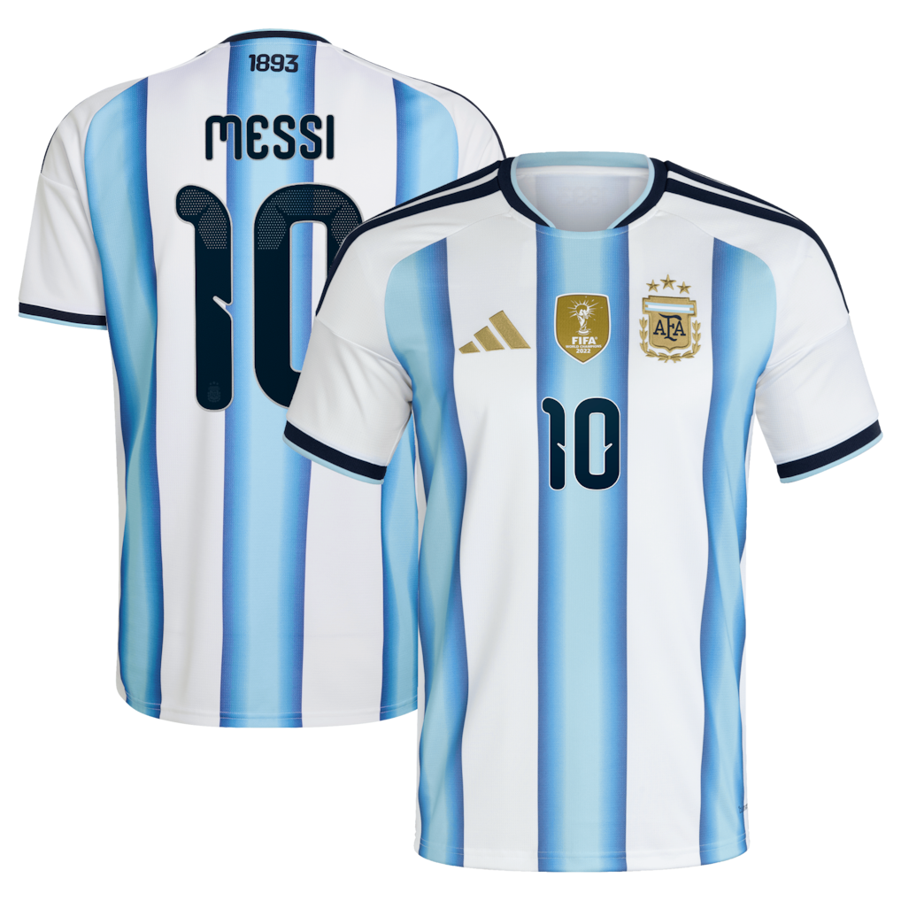 Camiseta local de Argentina de adidas 2026 con el número 10 de Messi impreso 69,999