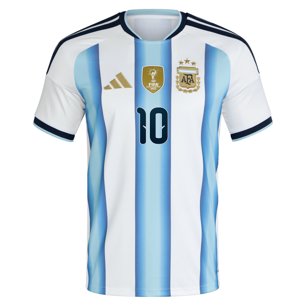 Camiseta local de Argentina de adidas 2026 con el número 10 de Messi impreso 59,999